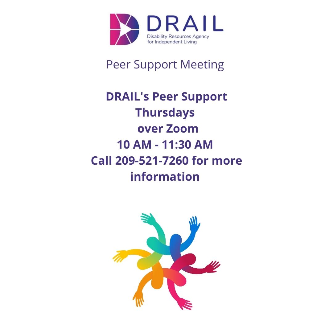 The flyer has a white background with the DRAIL logo prominently displayed at the top. Below the logo, purple text reads 